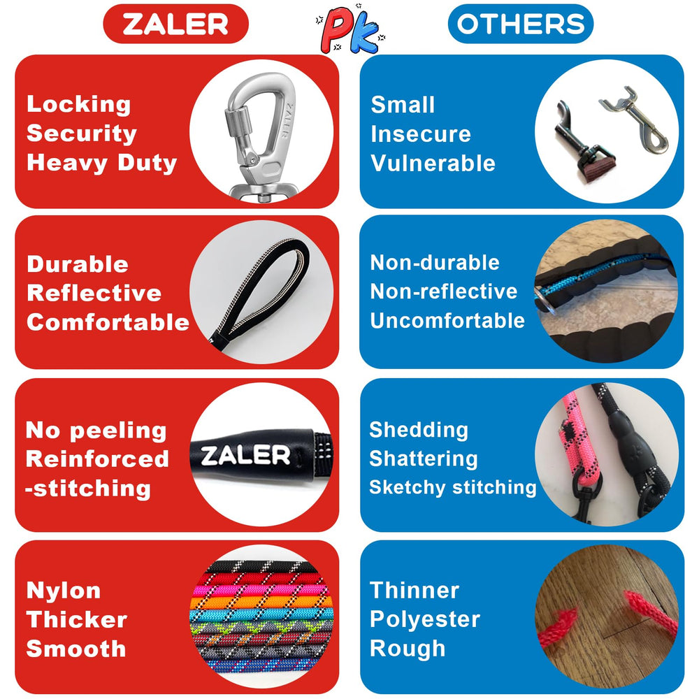 ZALER mango de tráfico ergonómico para control durante caminatas