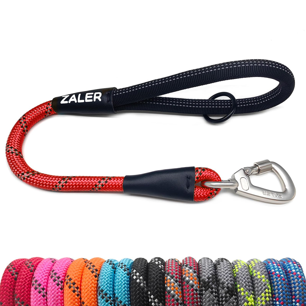 ZALER mosquetón de seguridad con tornillo para paseos más seguros