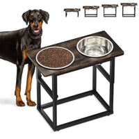Zarler comedero elevado para perros XL con ajuste de 8.2 pulgadas, comodidad al comer.