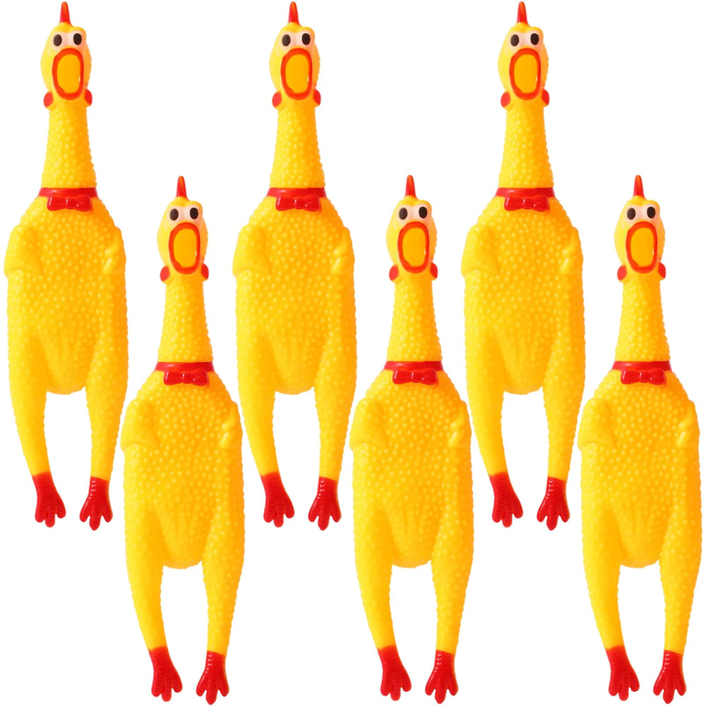 Zddaoole Pollo Amarillo de 12 pulgadas para juegos duraderos con mascotas