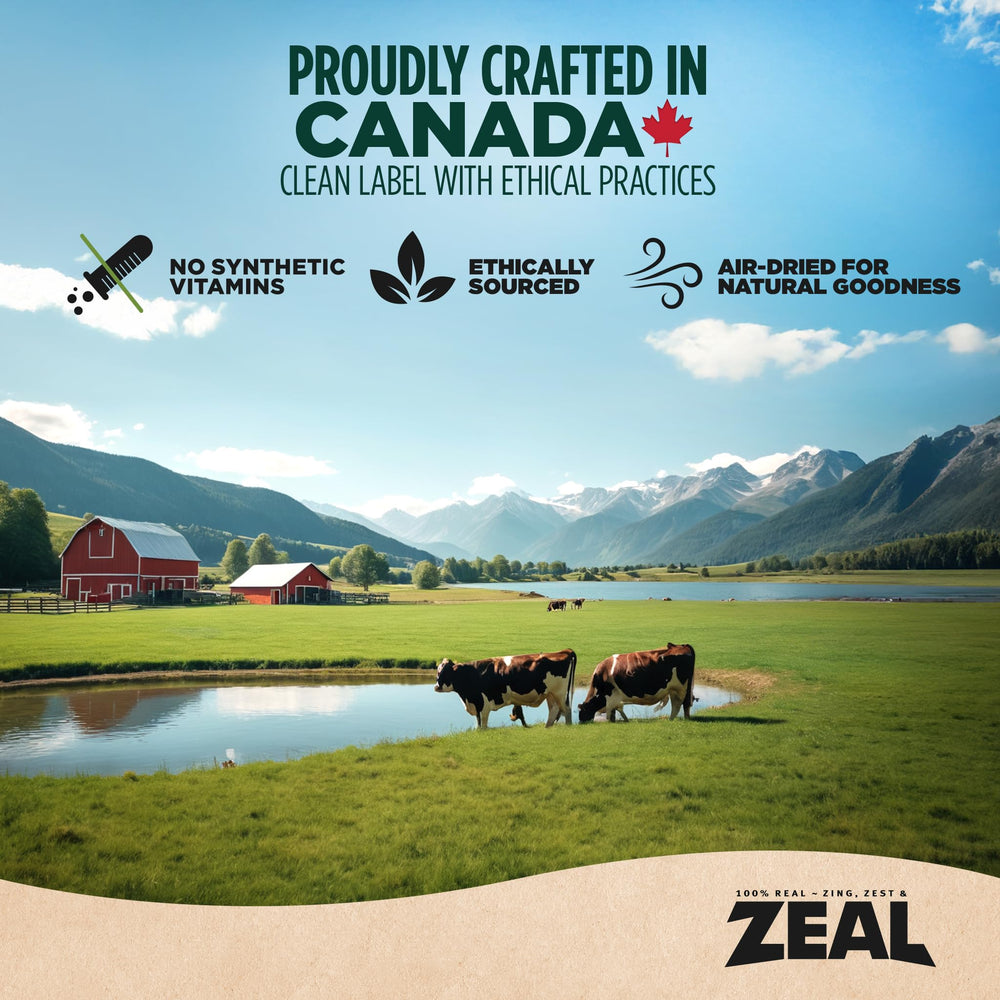 ZEAL Canadá sin rellenos, opción limpia para alimentación consciente.