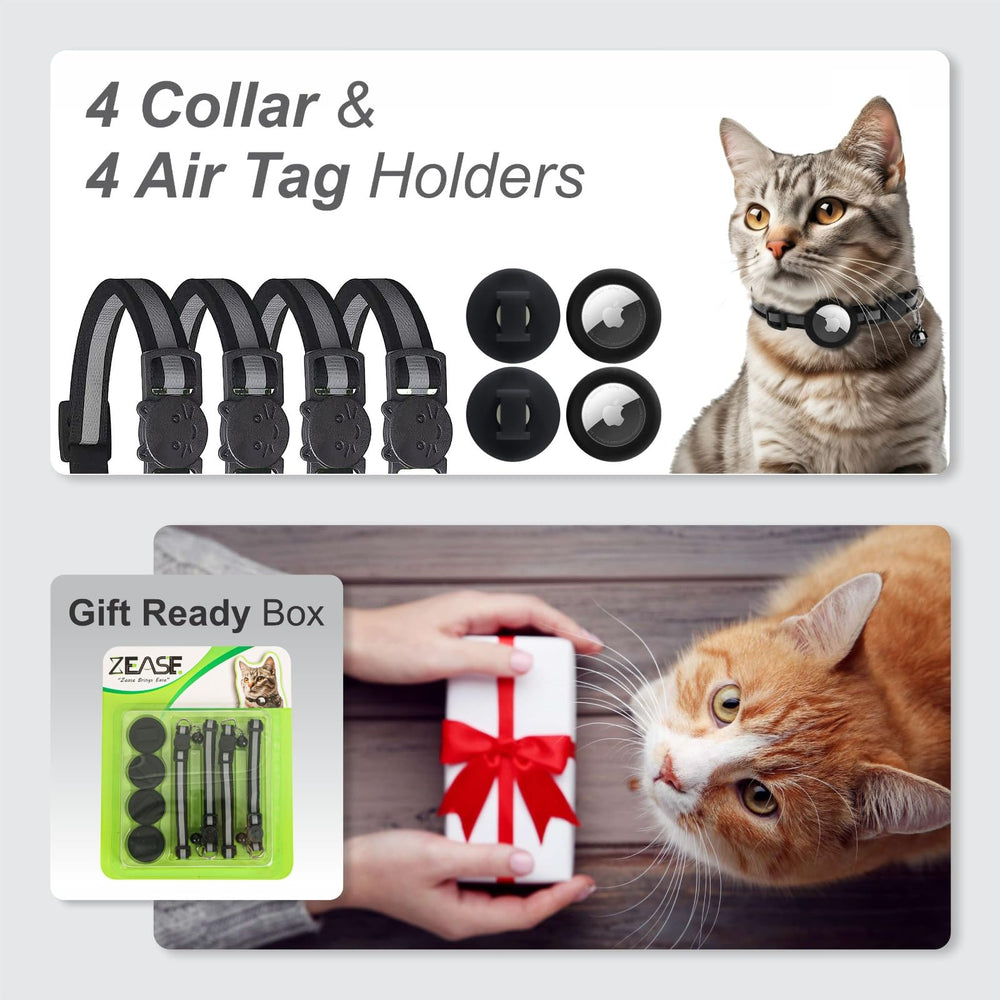 Zease collar diseño cómodo para gatos, ideal para uso diario.