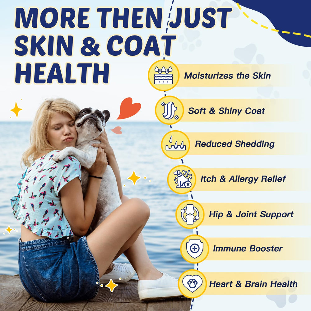 ZEBORA omega-3 para perros, apoyo a articulaciones y movilidad.
