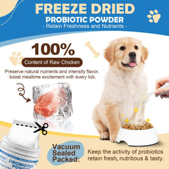 ZEBORA probiótico sabor pollo para perros felices