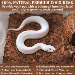 ZeeDix absorcion de olores y residuos de coco, terrario más fresco.