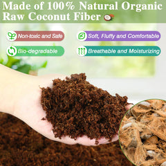 ZeeDix ladrillo de coco compacto y ligero para almacenamiento