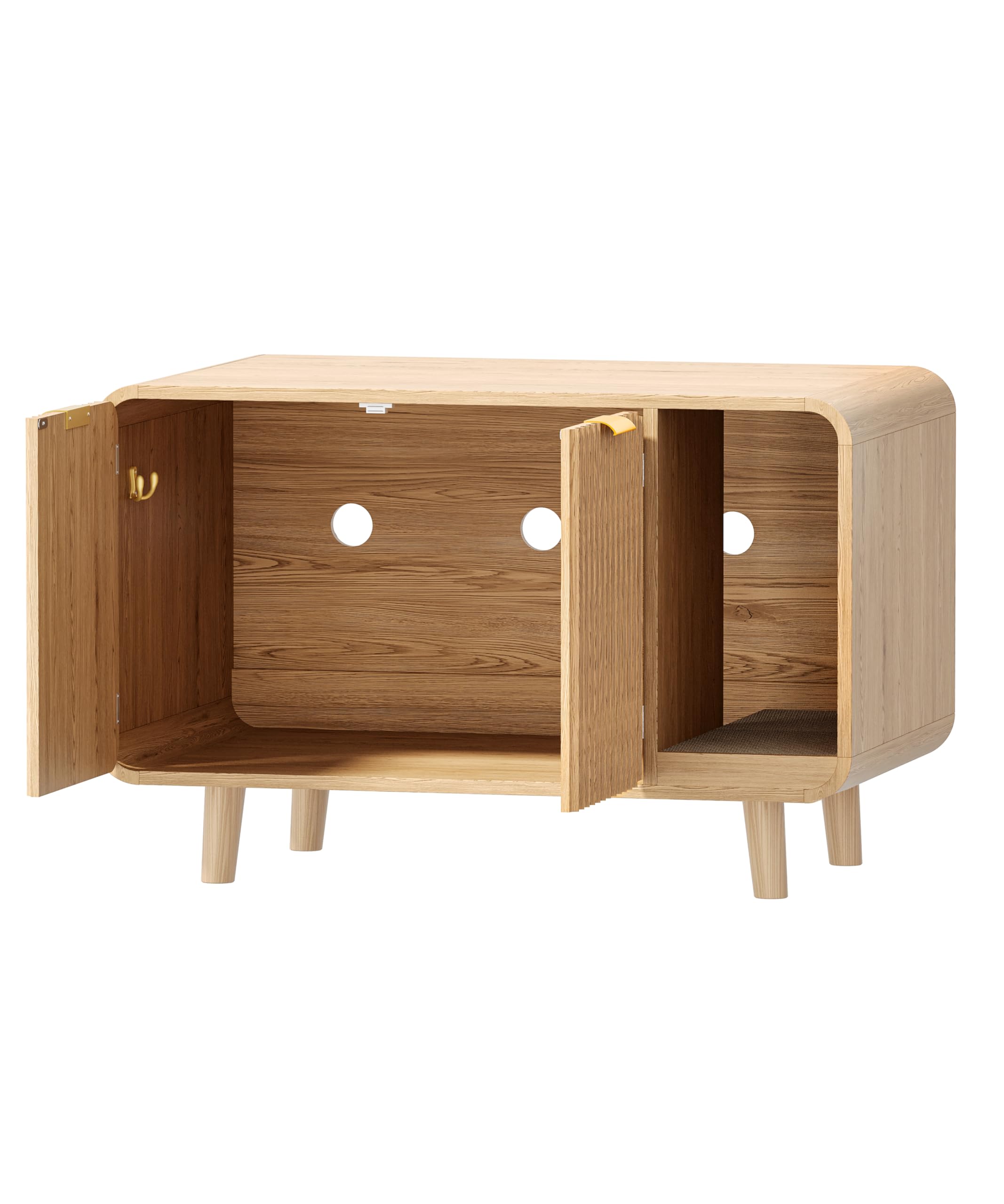 Zeibospri caja de arena dimensiones compactas, ideal para espacios pequeños