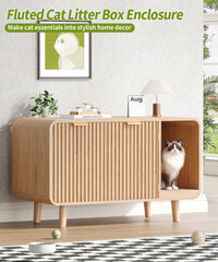 Zeibospri caja de arena de interior espacioso, admite la mayoría de cajas estándar
