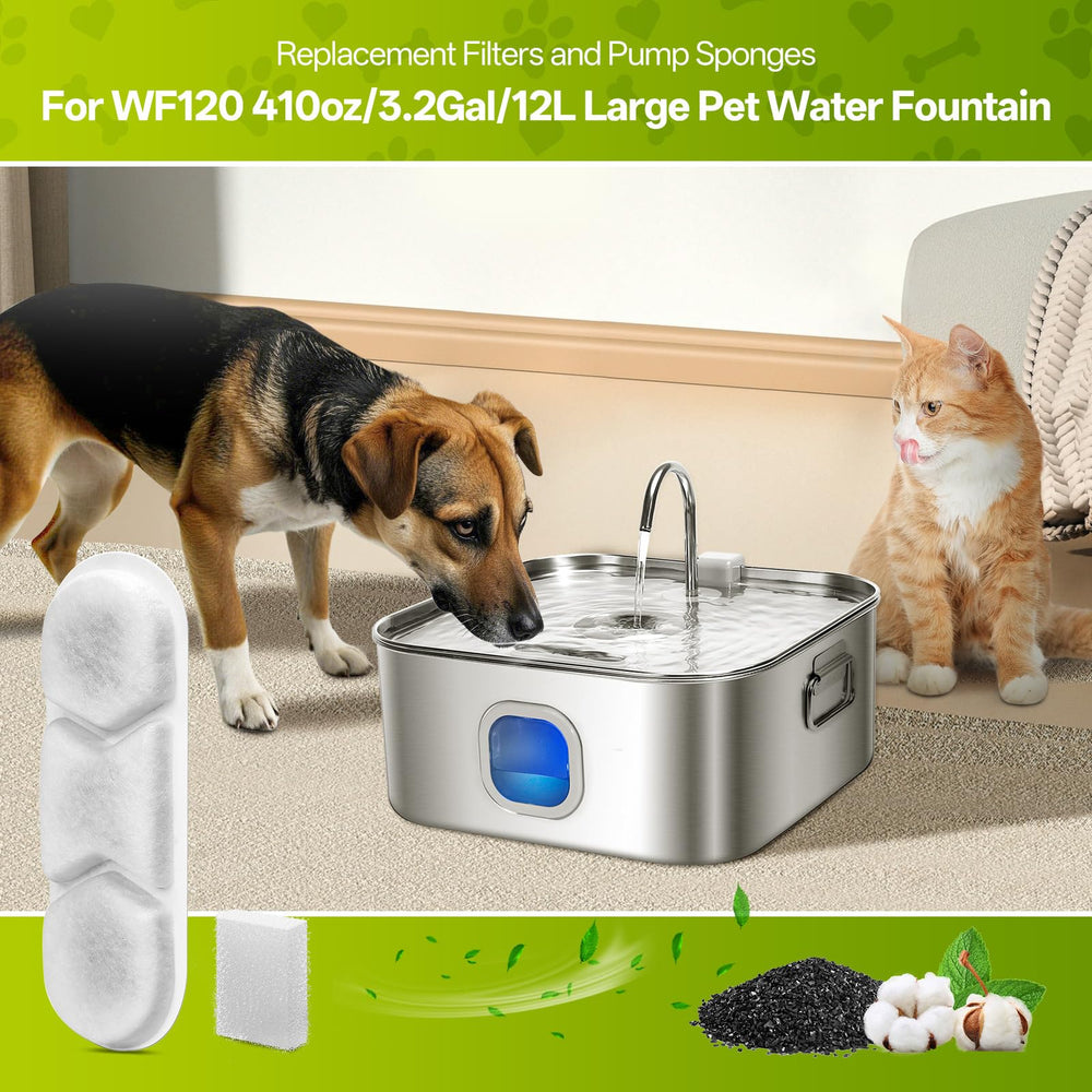 ZEKIRY filtración de cuatro capas para agua en mascotas