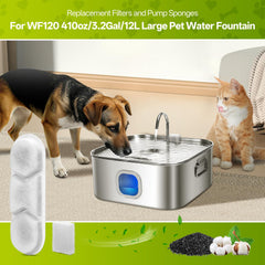 ZEKIRY filtración de cuatro capas para agua en mascotas