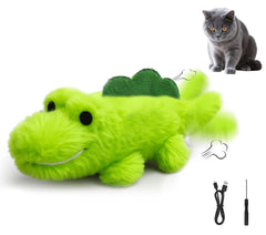 ZeLing HTL croco 360, juguete interactivo para gatos en interiores.