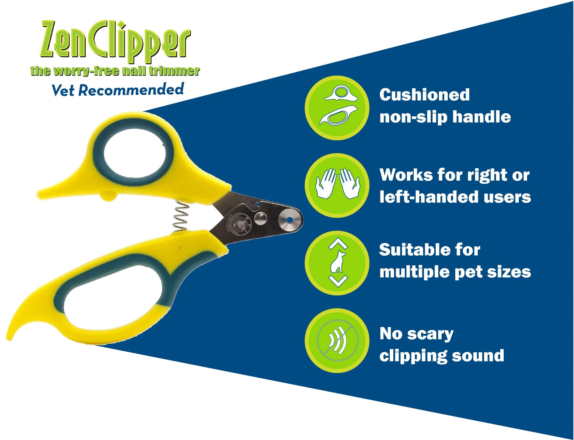Zen Clipper acero inoxidable: cuchilla duradera para uso prolongado.