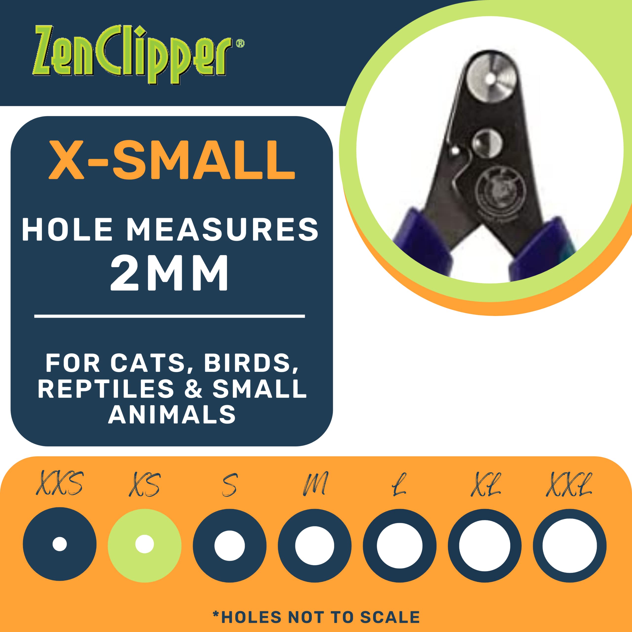 Zen Clipper mango ergonómico antideslizante para mayor comodidad