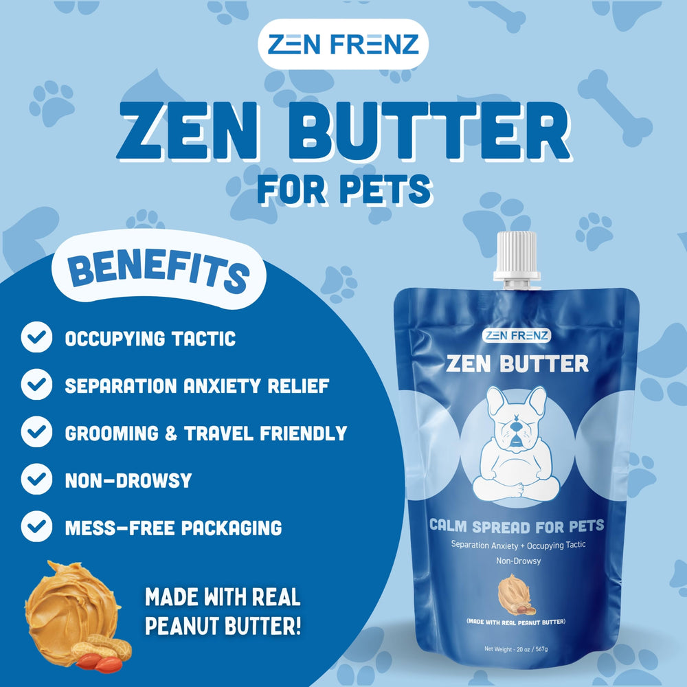 Zen Frenz Zen Butter, textura cremosa, ideal para untar rápido y estimular momentos tranquilos.