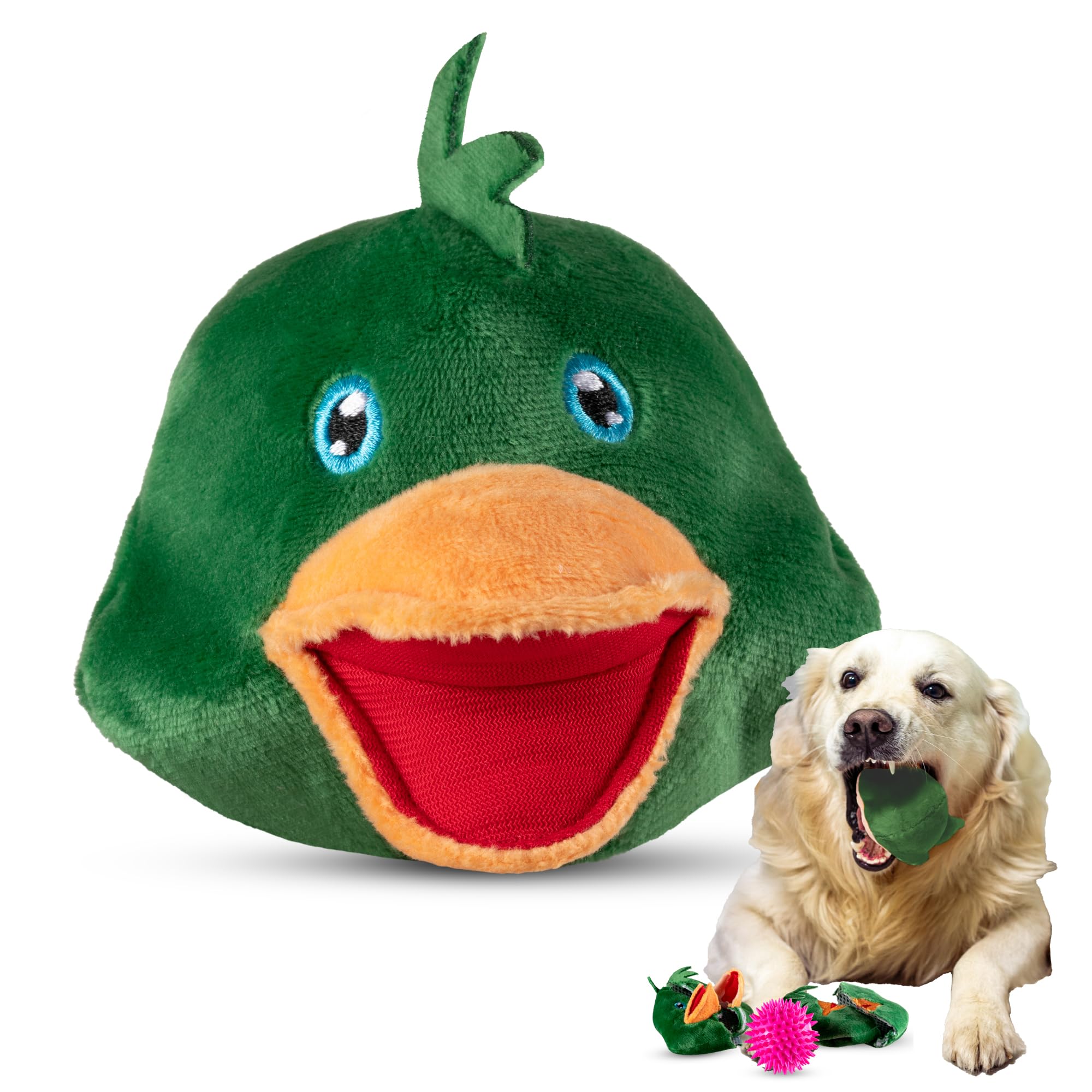 ZENAPOKI pato peluche 3 en 1 para mordedores y juego
