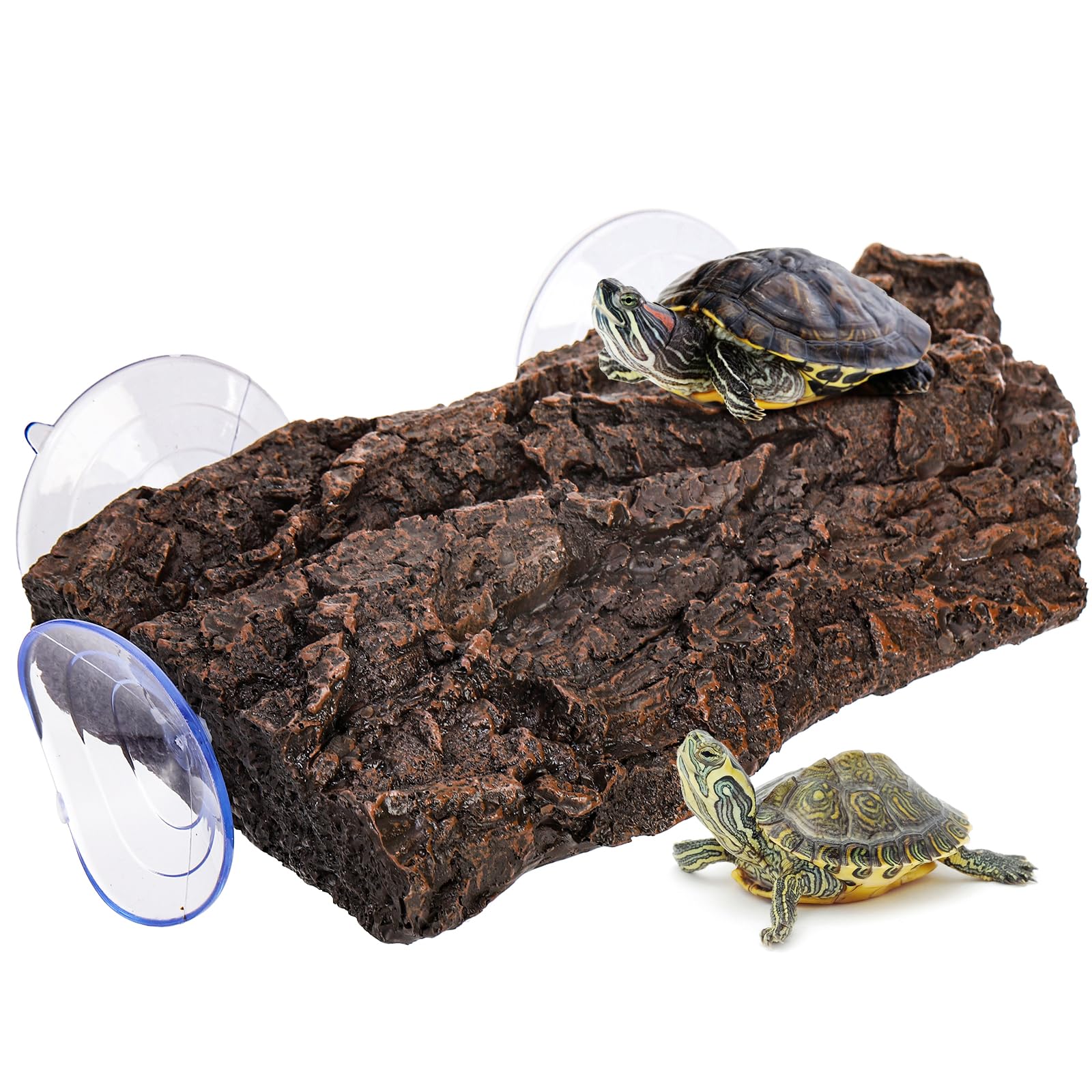 ZENFUN terraza para tortugas, facilita calentamiento y observación en el tanque.