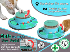 Zenly Paws Alimentador puzzle premios, fomenta la mente y la curiosidad.