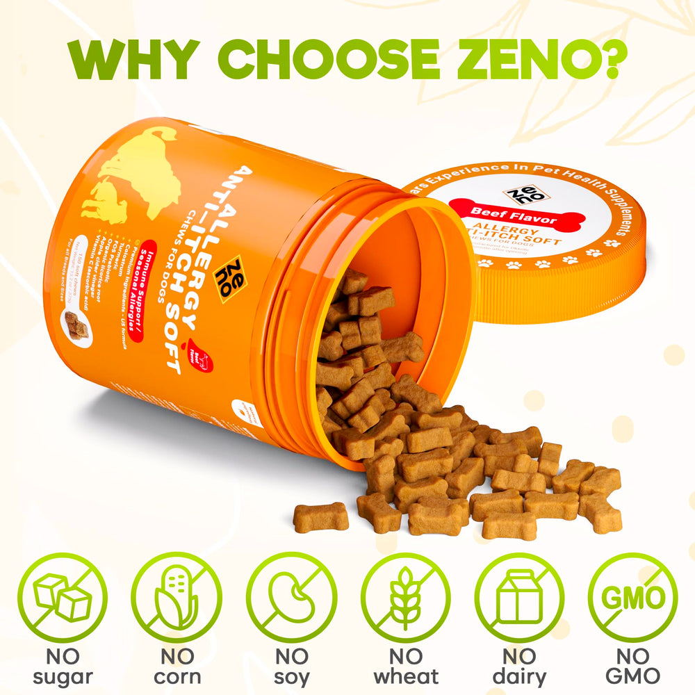 ZENO probióticos y vitaminas: fórmula suave para la salud intestinal.