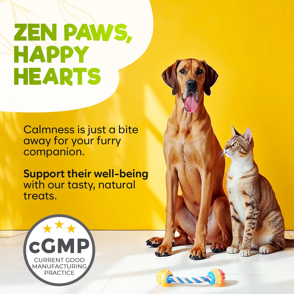 ZENO masticables calmantes para perros, efecto rápido en minutos.