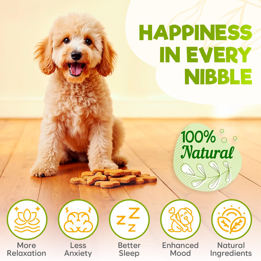 ZENO masticables calmantes para perros, sabor pollo, fácil de dar.