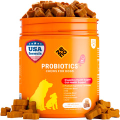 ZENO Probióticos para perros, envase visible, apoyo digestivo diario para tu mascota