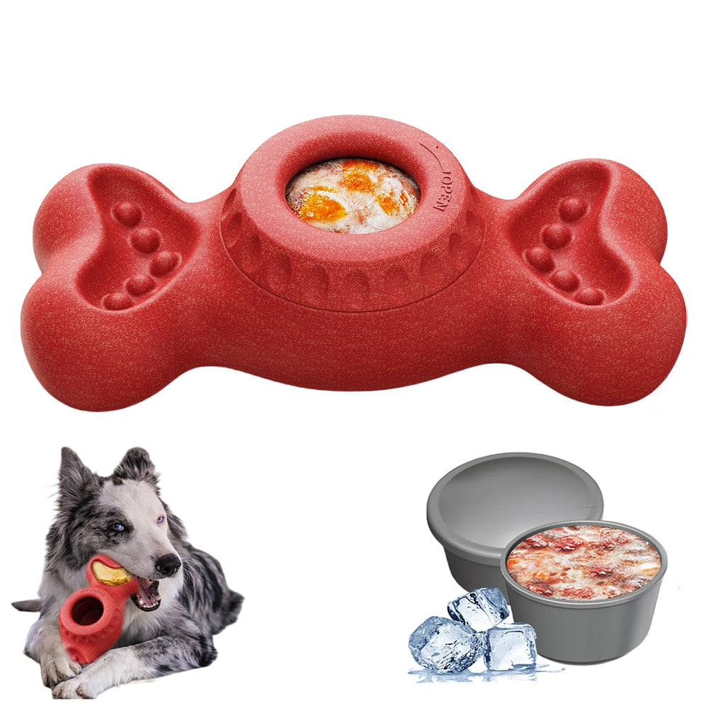 ZenQeek Hueso Congelado con Molde, utilidad para comer lento y masticación controlada.