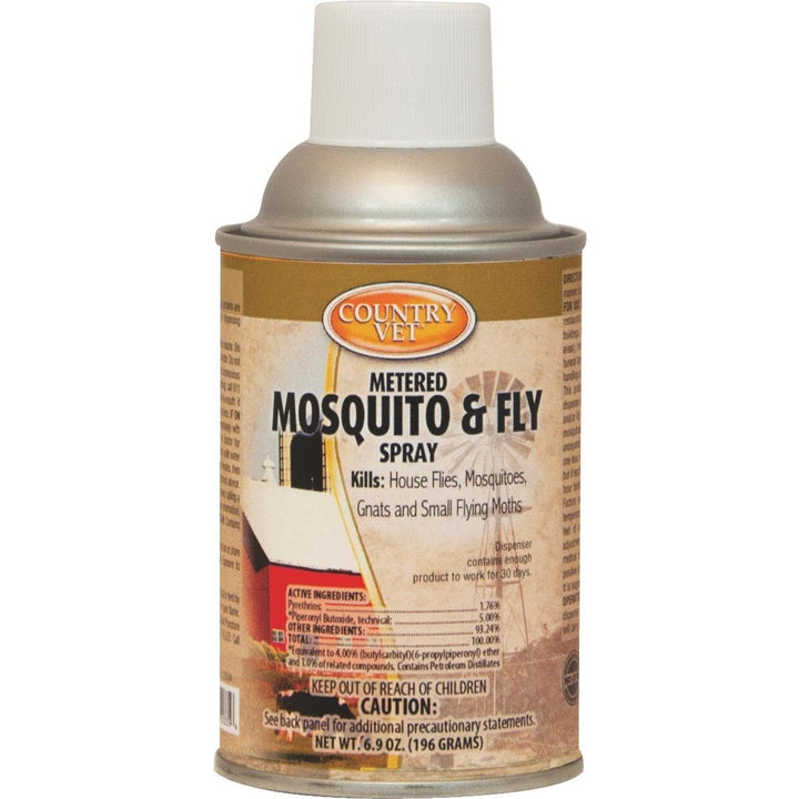 Recambio Zep Country Vet para spray mosquitos y moscas, ideal para uso en exteriores.