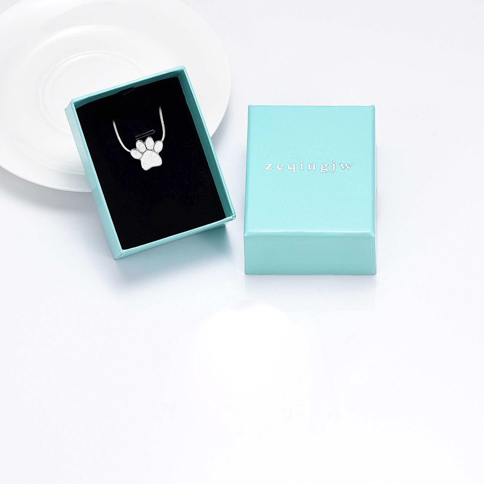 zeqingjw empaque-regalo-urna-collar, presentación lista para regalo.