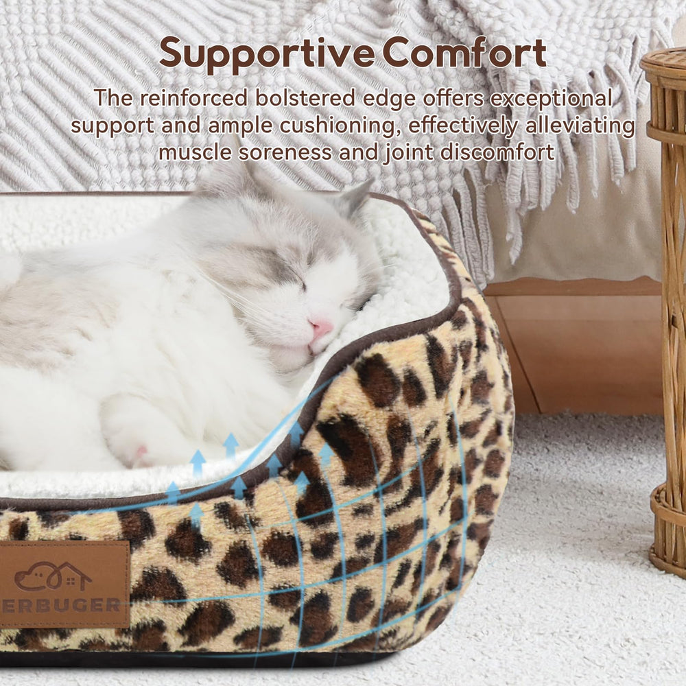 Tacto ultra suave de Zerbuger, ideal para dormir profundamente gatos y perros.