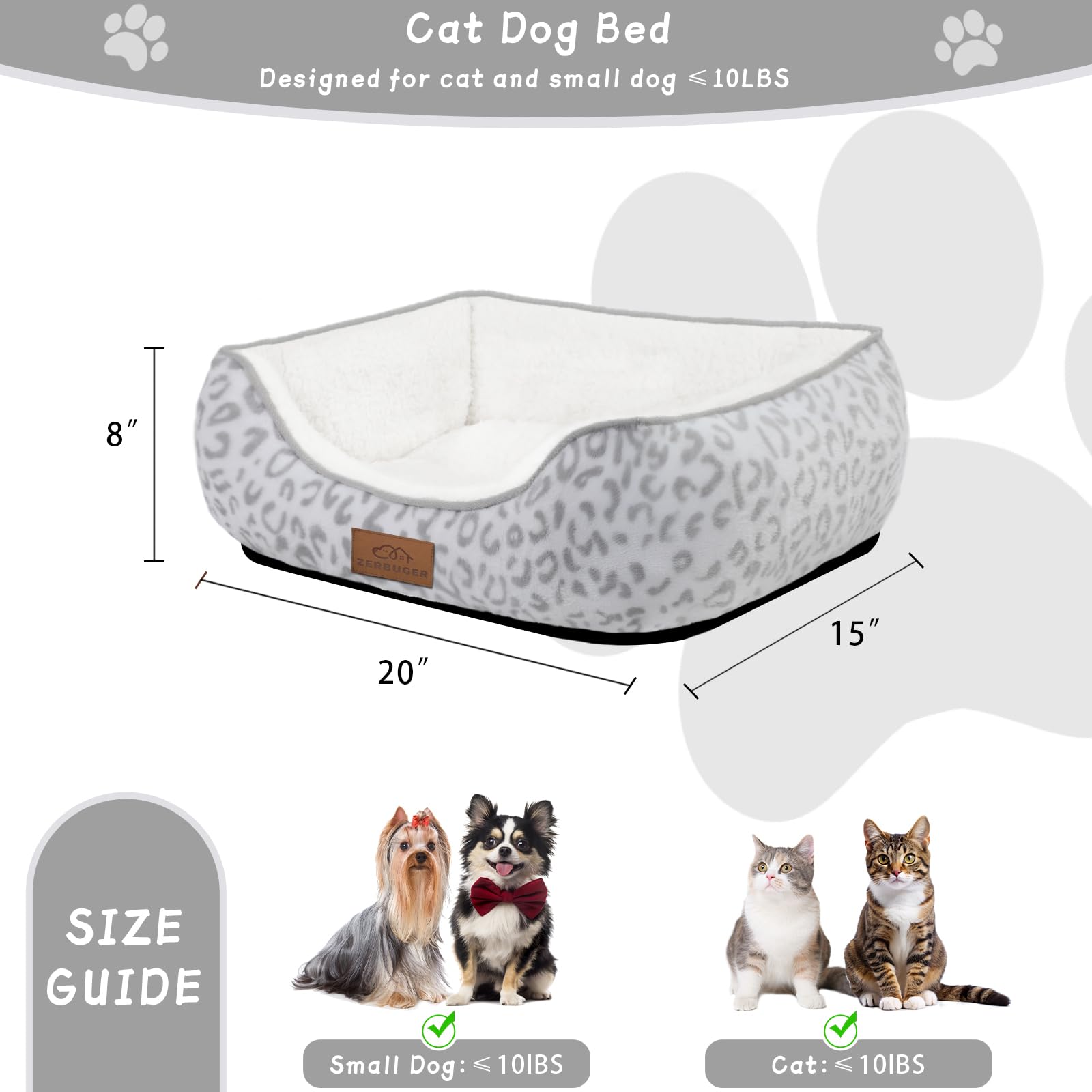 Regalo Zerbuger para mascotas pequeñas, ideal para casa.