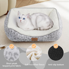 Superficie suave y acogedora de la cama Zerbuger para mascotas pequeñas.