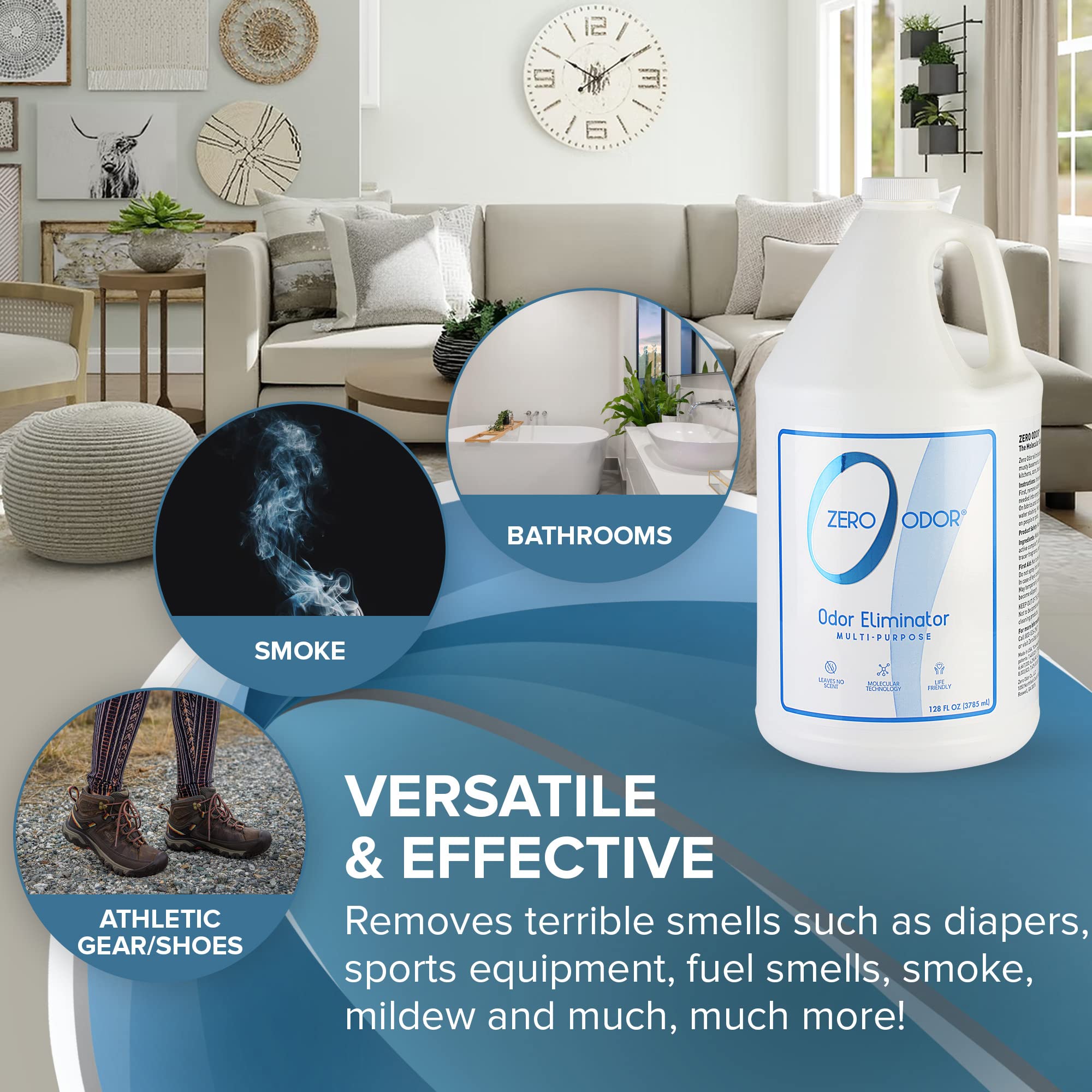 Zero Odor elimina olores de superficies sin dejar residuos