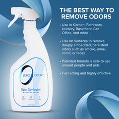 Zero Odor para habitación de niños, neutraliza olores de comida y ropa.
