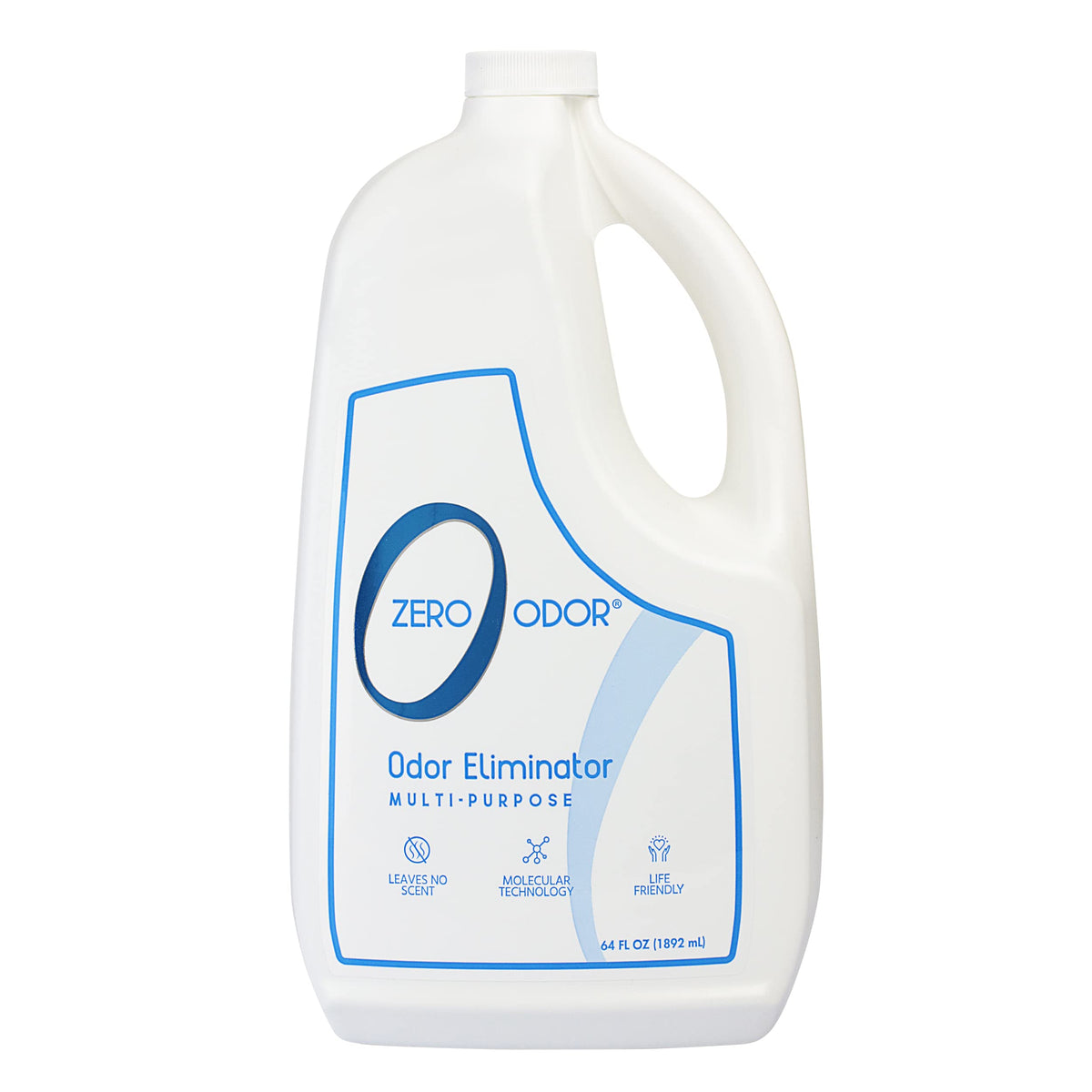 Zero Odor eliminador multiuso 64 oz recarga para hogar, oficina y coche, elimina olores.