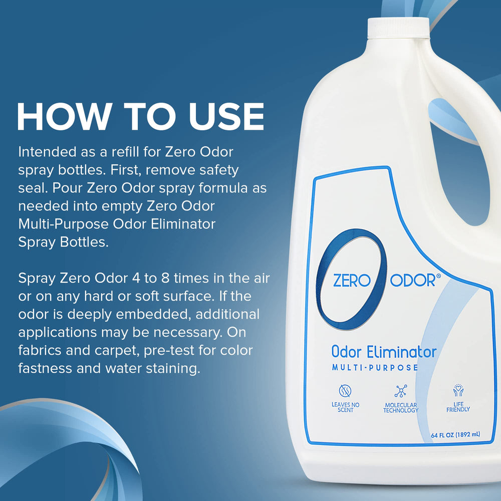 Zero Odor ayuda a refrescar guarderia al eliminar olores de forma rapida.
