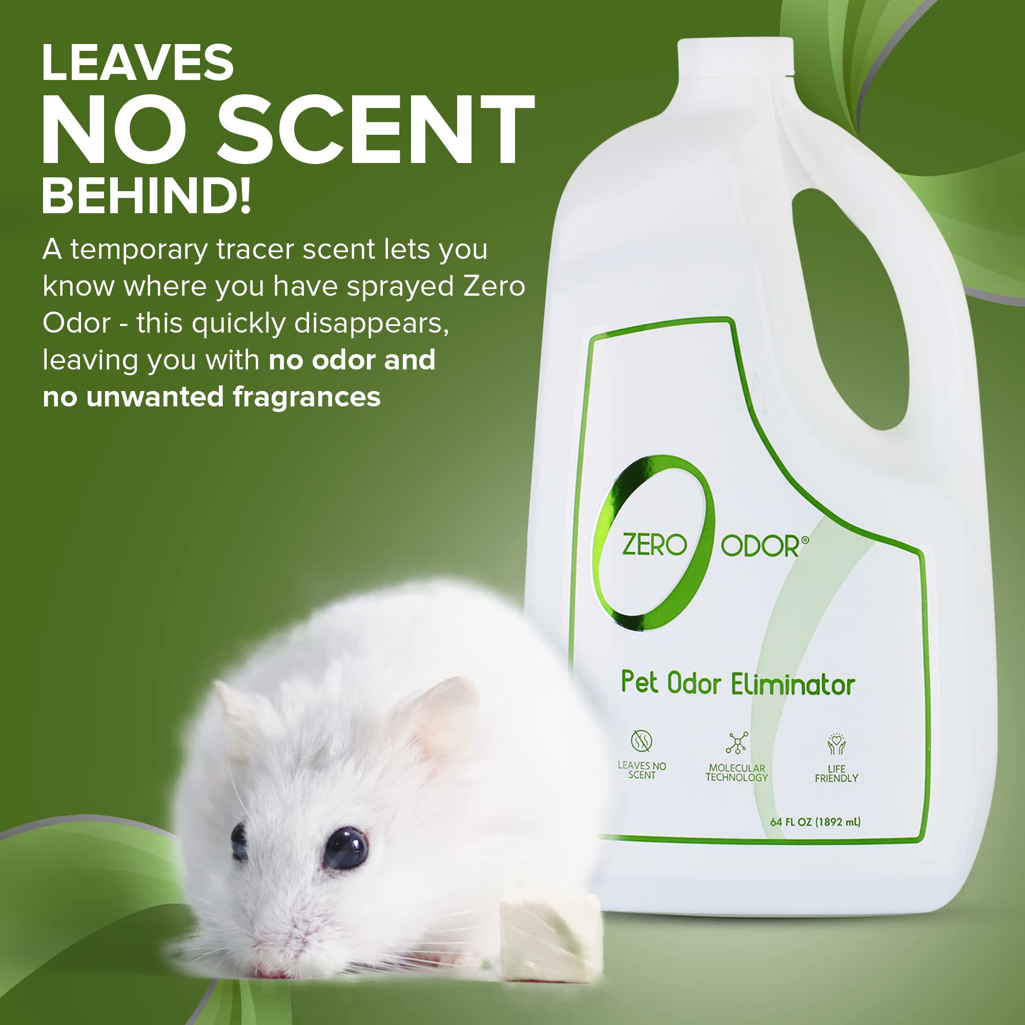 Zero Odor seguro para niños y mascotas, fórmula biodegradable