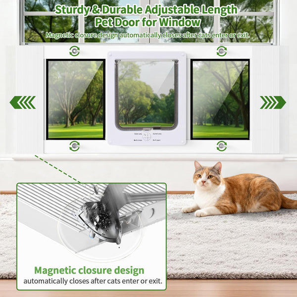Diseño resistente de aluminio para uso diario y mascotas curiosas.