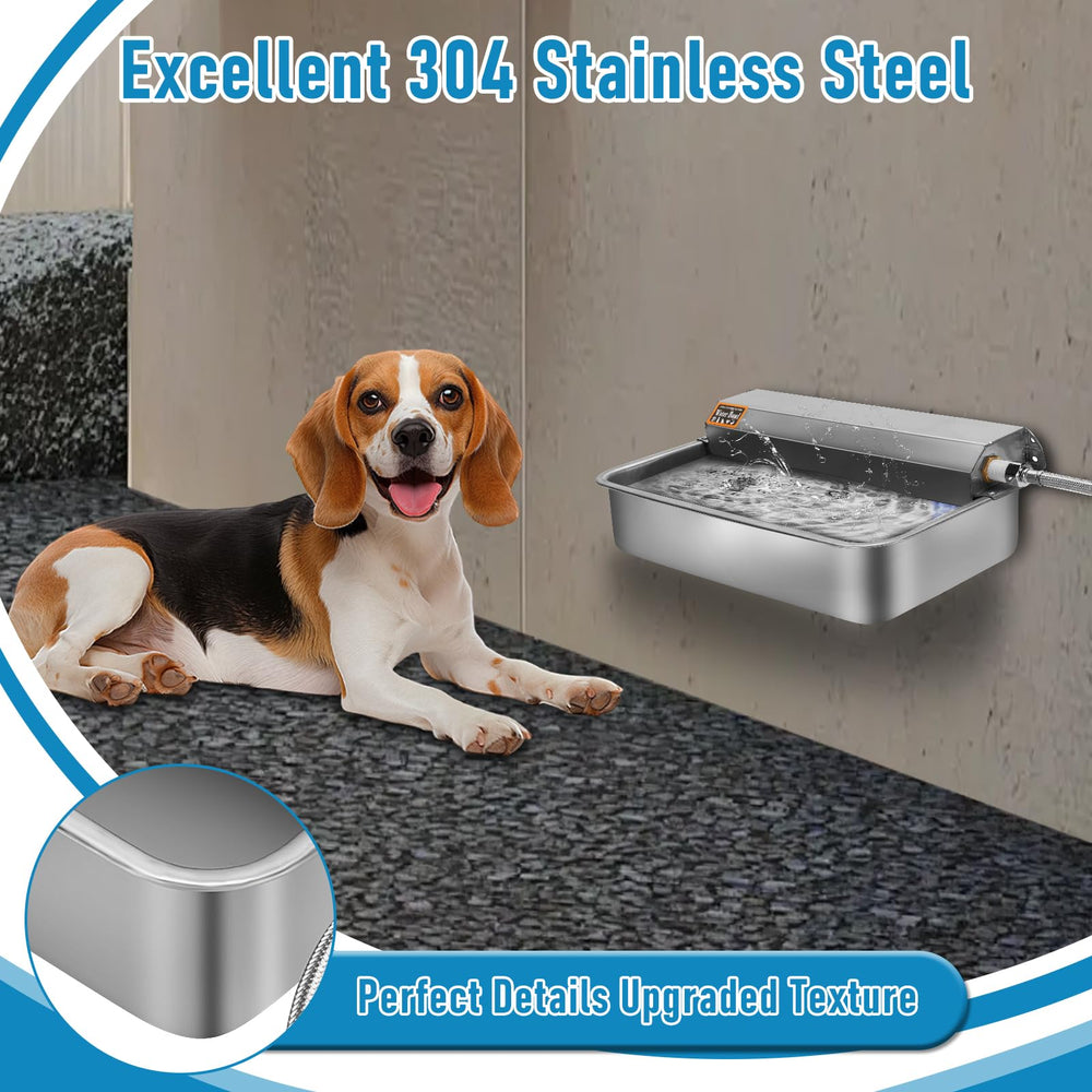 ZESTEFY dispensador-agua-perro-drenaje-interno, limpieza sencilla.