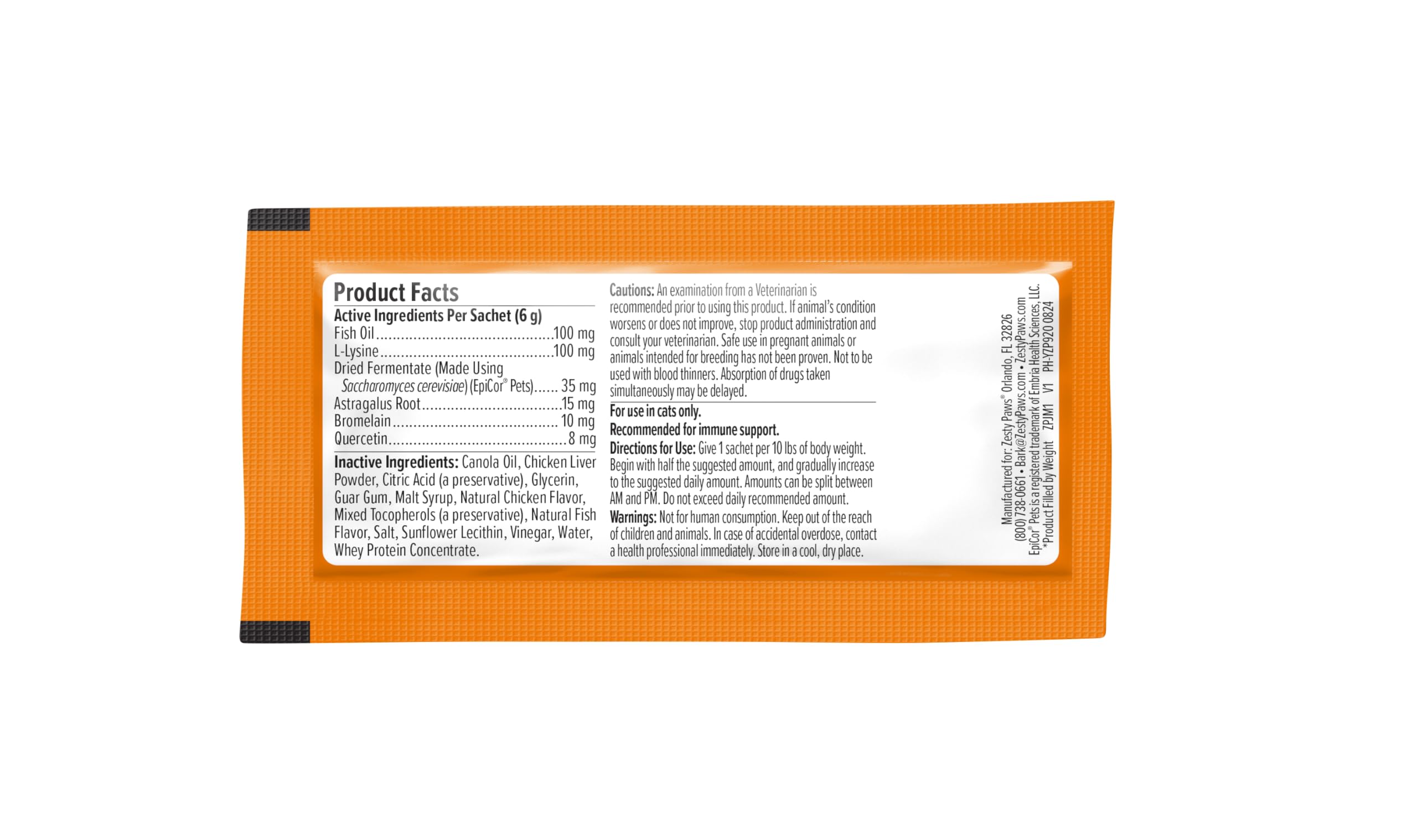 Zesty Paws Mousse alergia e inmunidad, enfoque en cuidado de piel y antioxidantes.