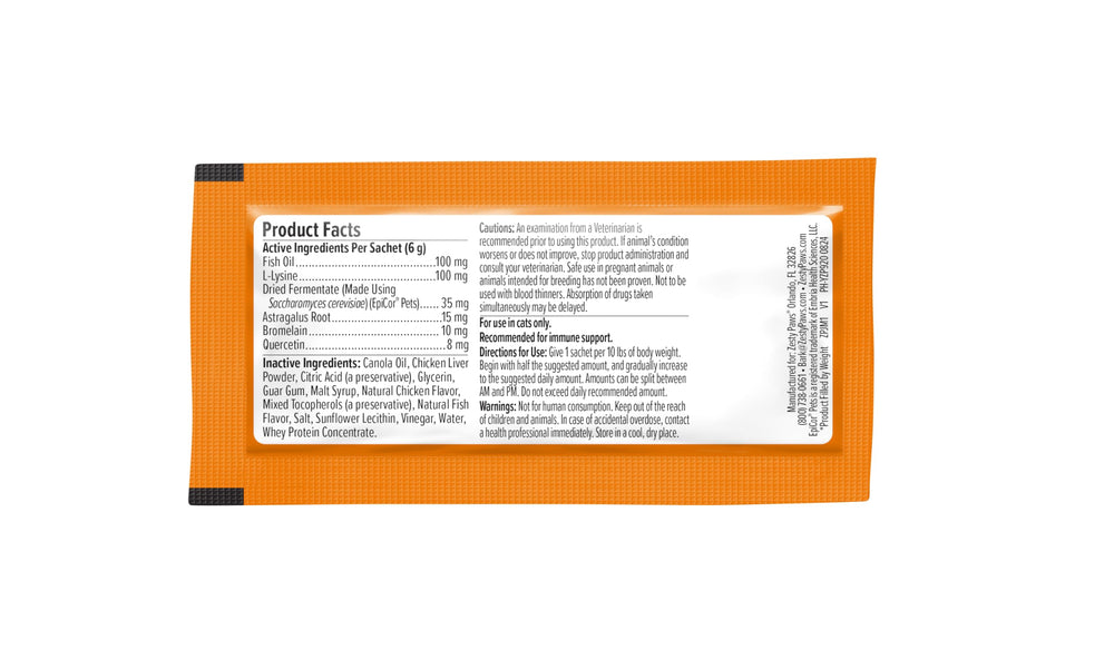 Zesty Paws Mousse alergia e inmunidad, enfoque en cuidado de piel y antioxidantes.