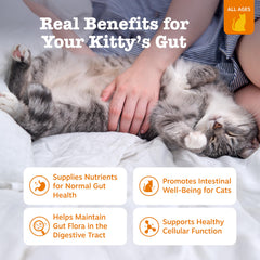 Zesty Paws Gato Pure Algas: fibra y omega para la digestión