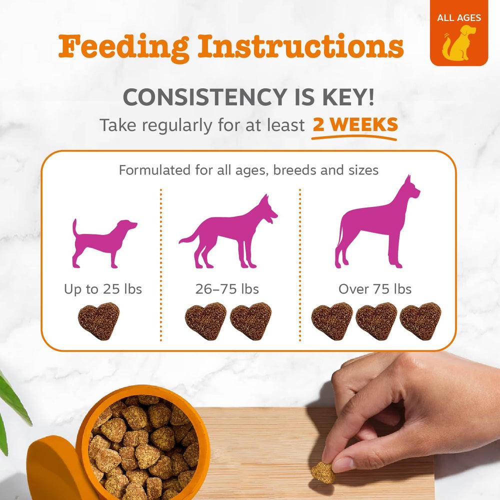 Zesty Paws condroitina para cartílago saludable y movilidad.