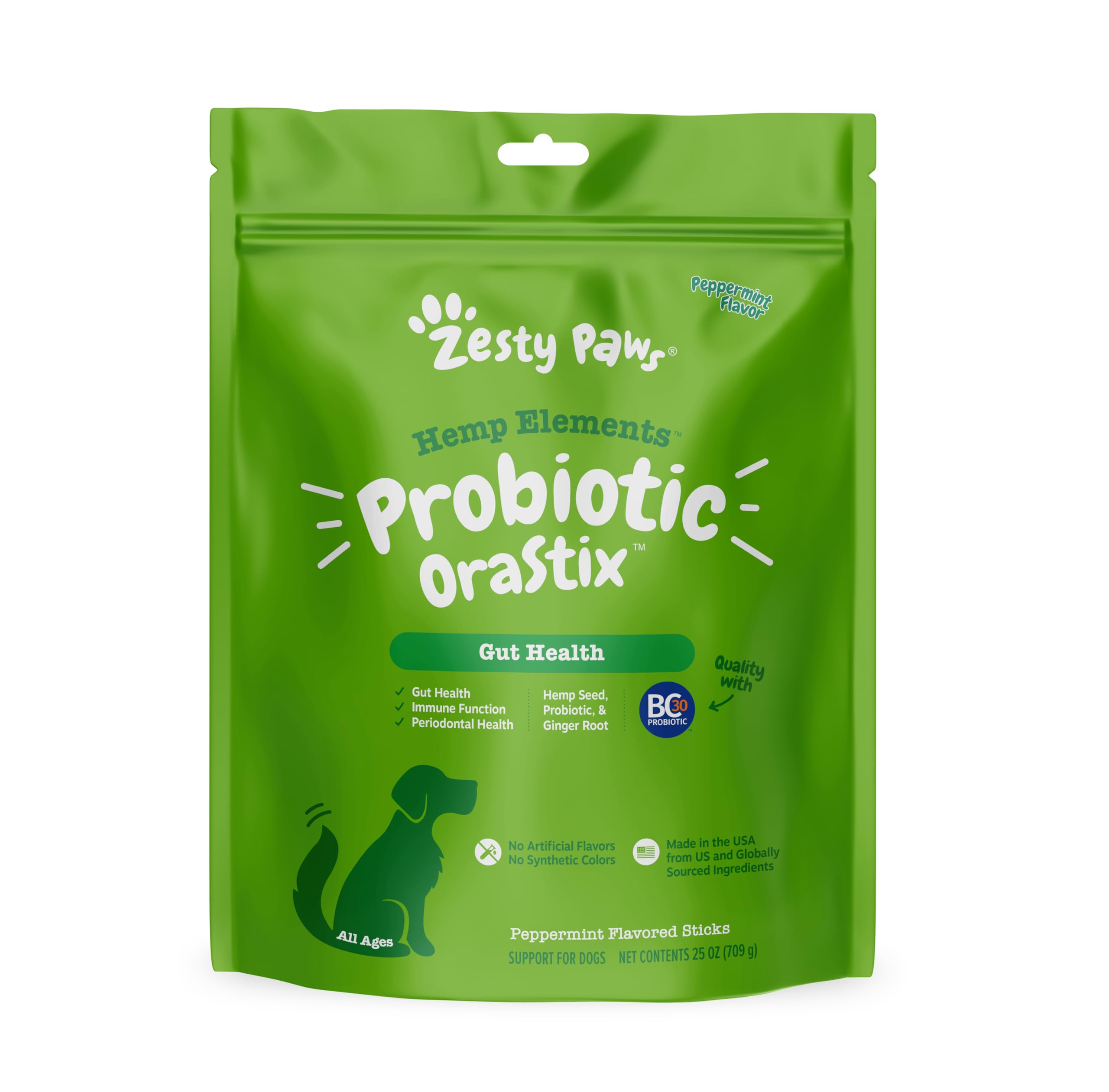 Zesty Paws OraStix para dientes y encías sanos en perros