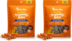 Premios de Entrenamiento Zesty Paws con sabor bacon para perros, paquete de 2.