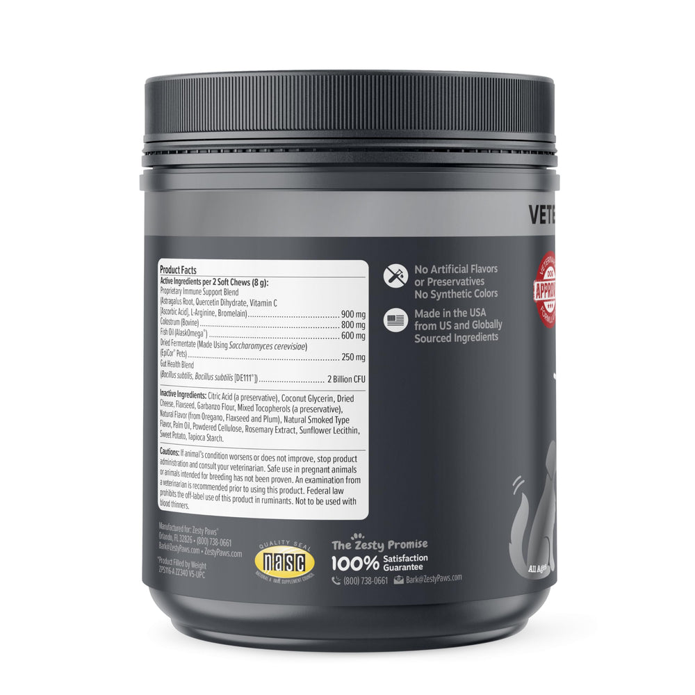 Zesty Paws Vet Strength: uso diario para digestión y confort dérmico