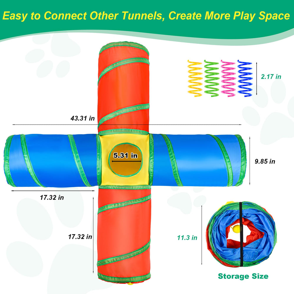 Zona de juego interior ZeyZoo para felinos activos y curiosos