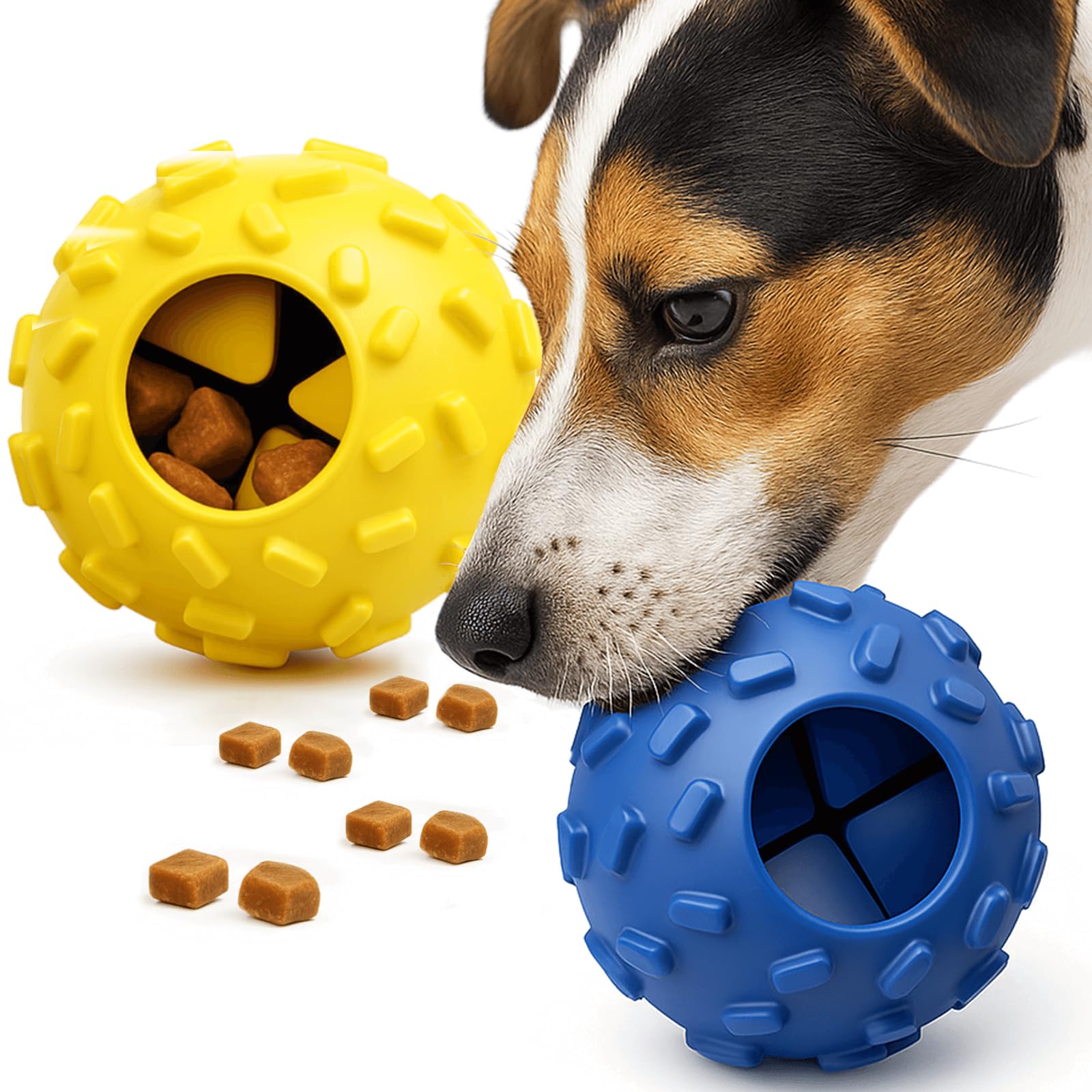 zhierde Juguete interactivo masticador para perro pequeño, promueve juego seguro
