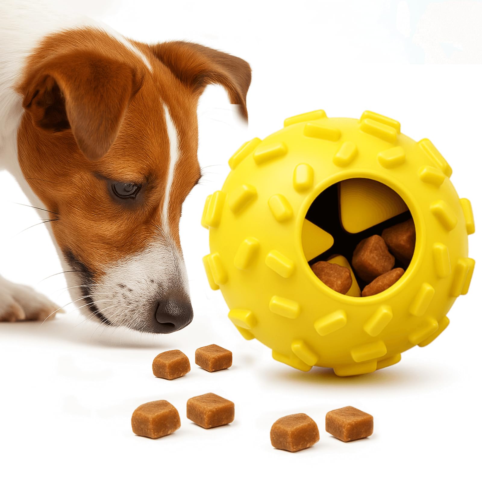 ZHIERDE Juguete interactivo para perros con dispensador de premios, ideal para entretenimiento