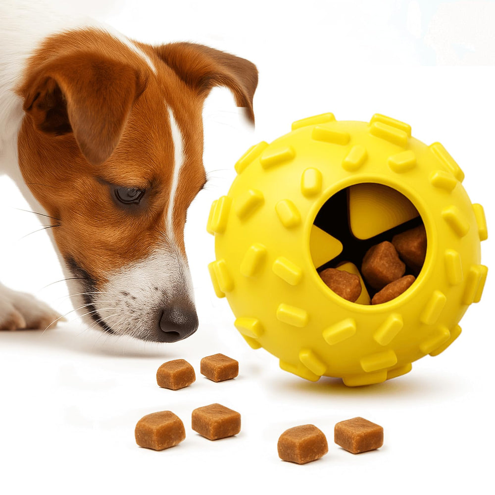 ZHIERDE Juguete interactivo para perros con dispensador de premios, ideal para entretenimiento