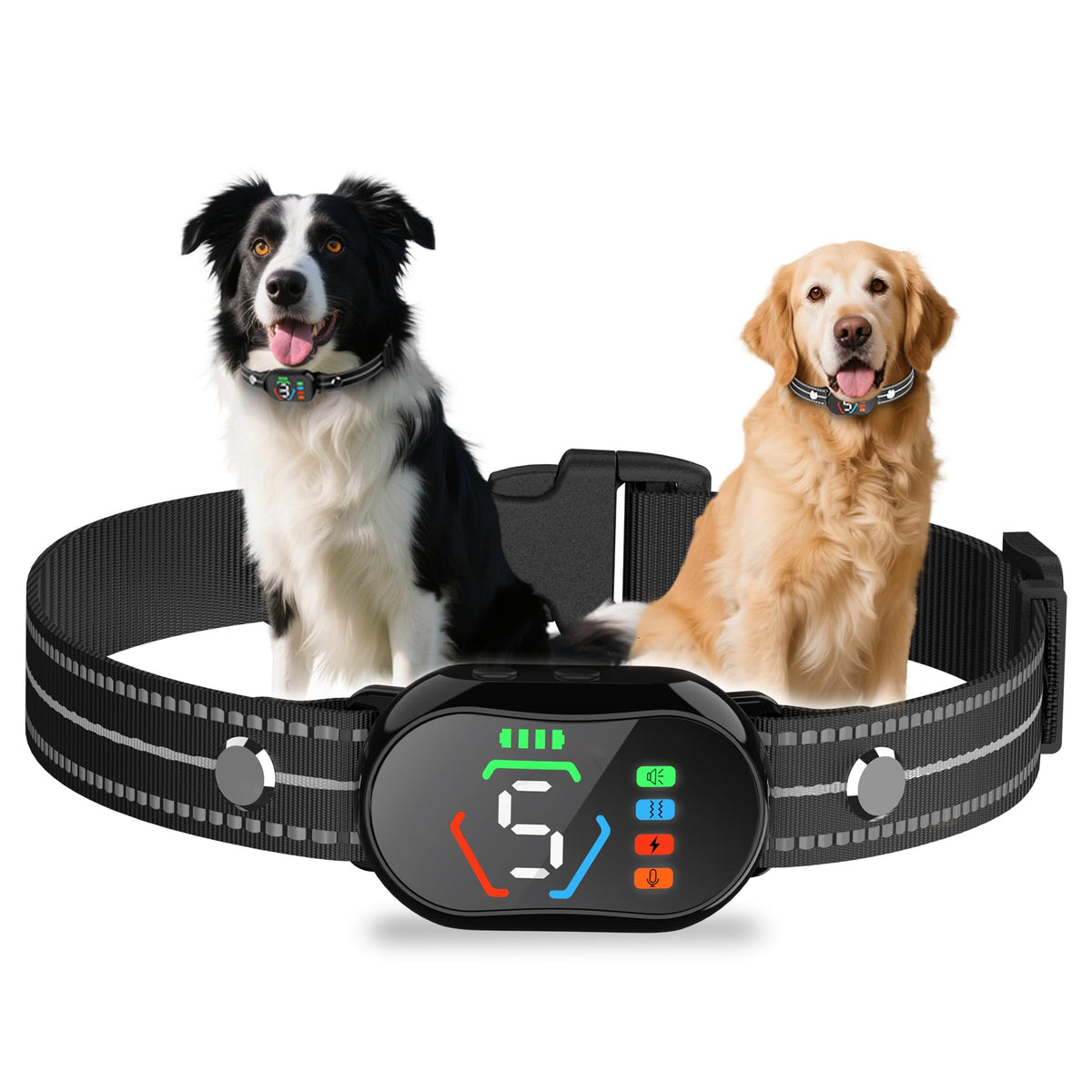 Zhinenie collar con deteccion inteligente para ladridos, entrena con precisión y menos falsas alarmas.